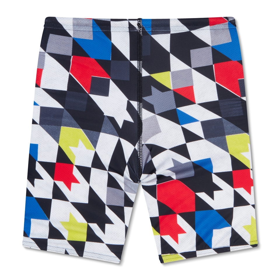 Boy's Print Jammer Black