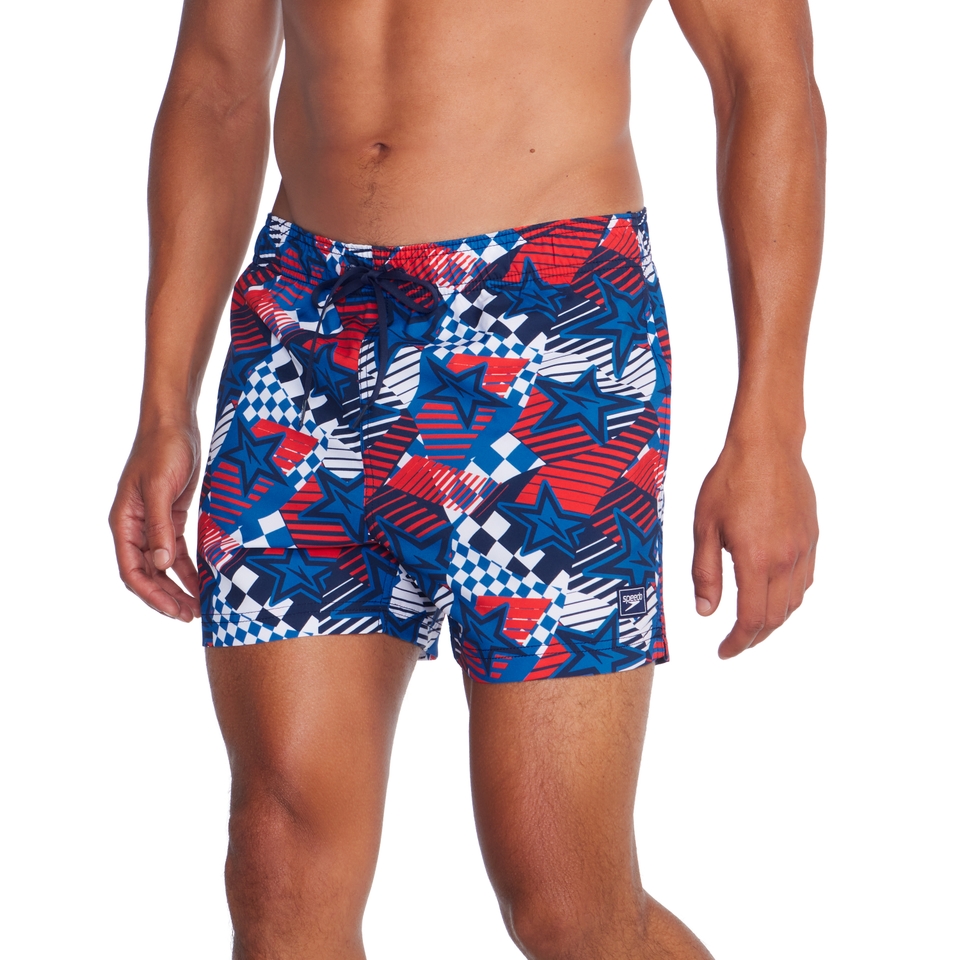 Men's Print Redondo Edge Volley 14" Blue