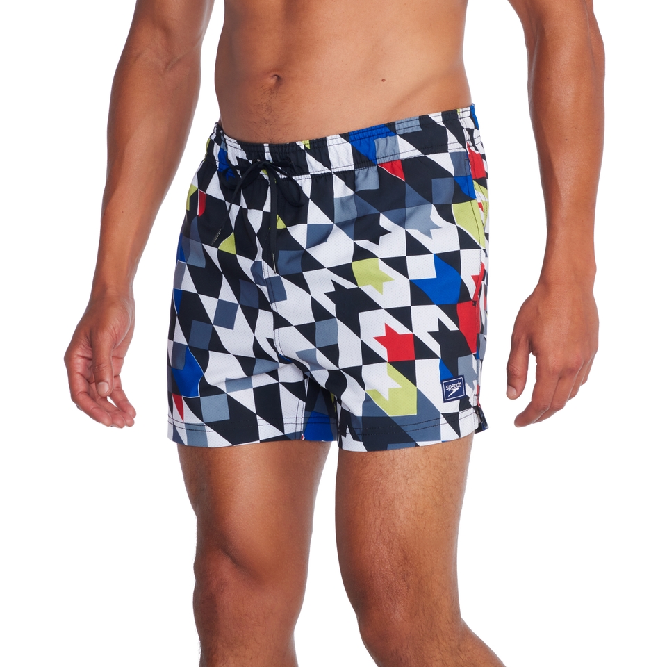 Men's Print Redondo Edge Volley 14" Gray