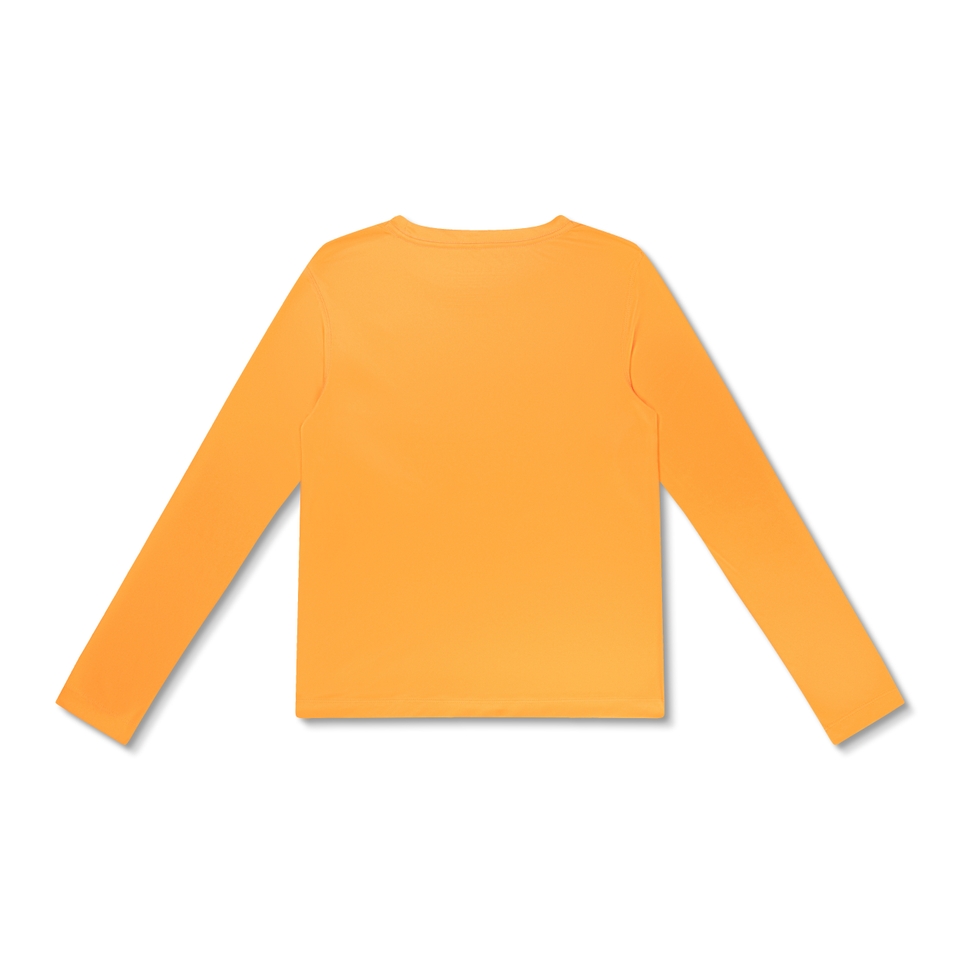 Boy's Graphic Long Sleeve Swim Shirt Orange