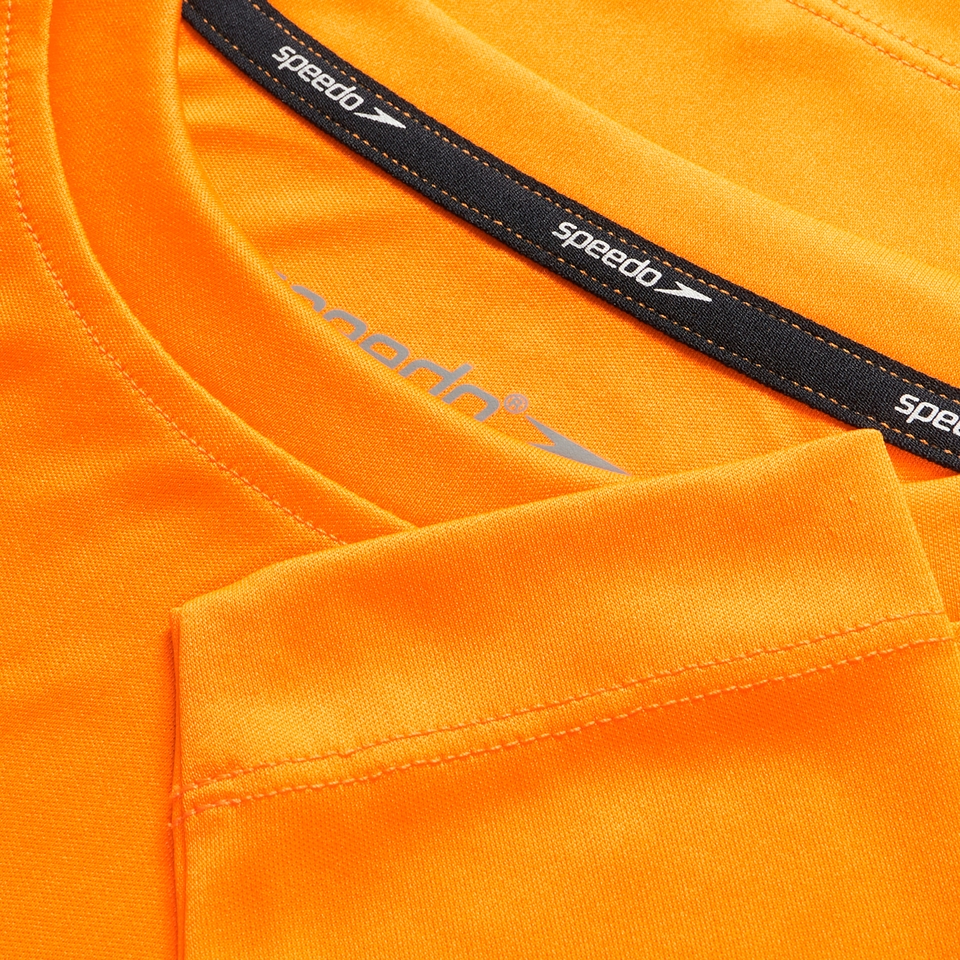 Boy's Graphic Long Sleeve Swim Shirt Orange