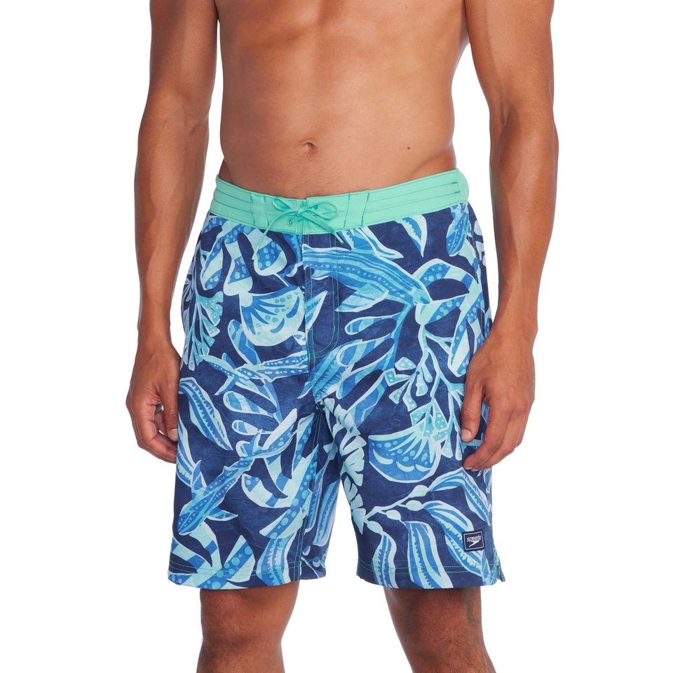Men's Printed Bondi Basin Boardshort 20" Navy
