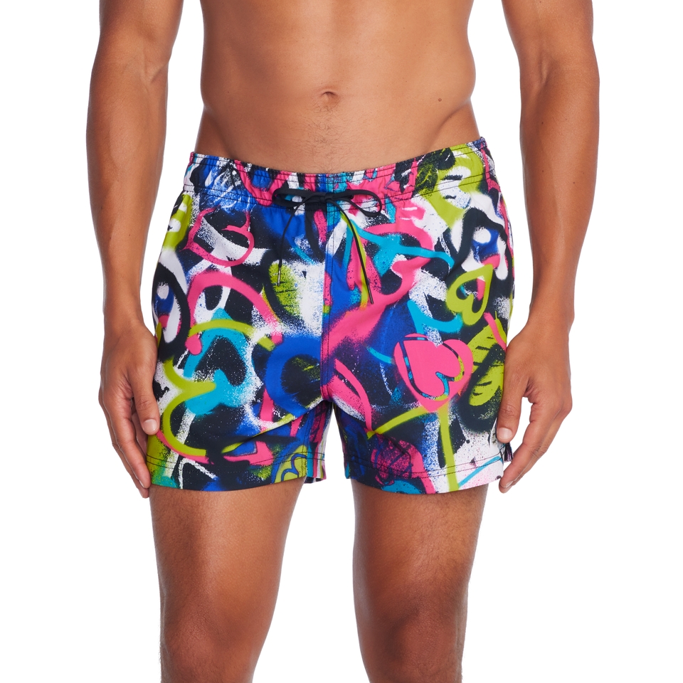Men's Print Redondo Edge Volley 14" Purple