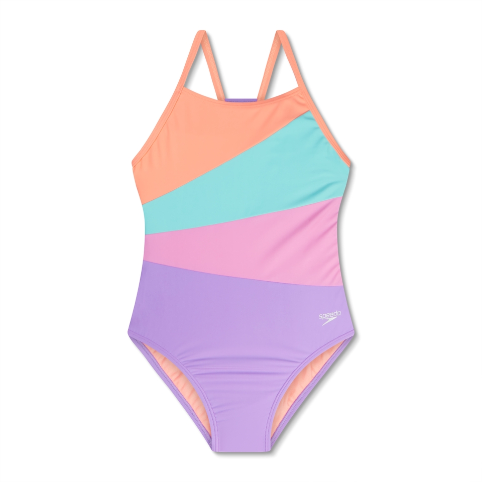 Monopièce Radiating Splice pour filles, violet