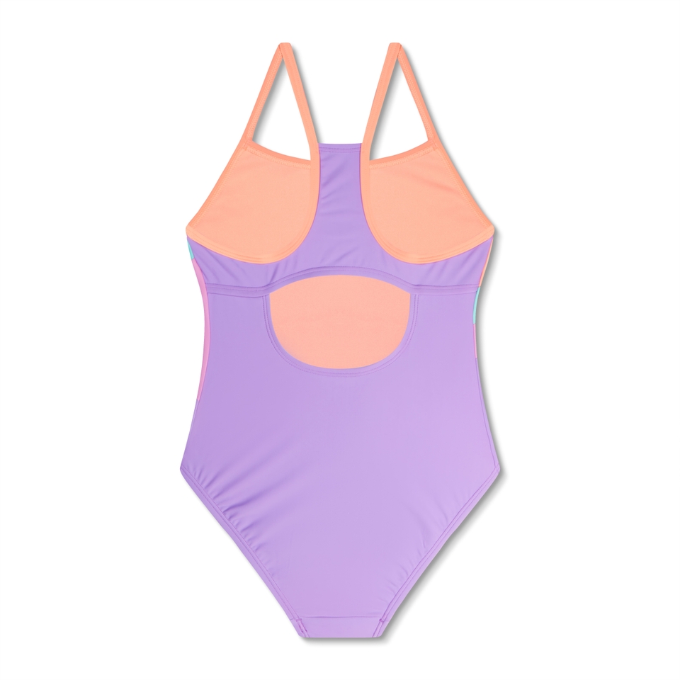 Monopièce Radiating Splice pour filles, violet