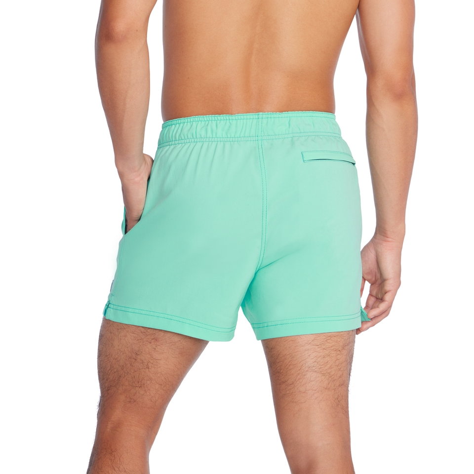Men's Solid Redondo Edge Volley 14" Swim Trunks Turquoise