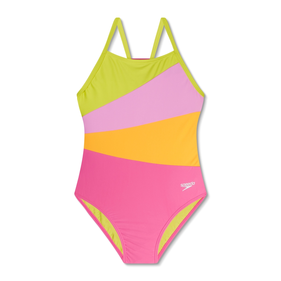 Combinaison Radiating Splice pour filles, rose