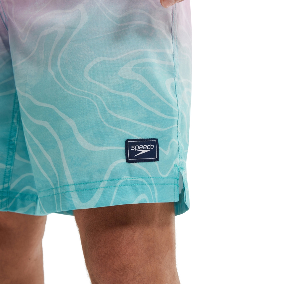 Men's Printed Bondi Basin Boardshort 20" Blue