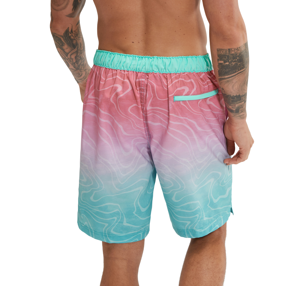 Men's Printed Bondi Basin Boardshort 20" Blue
