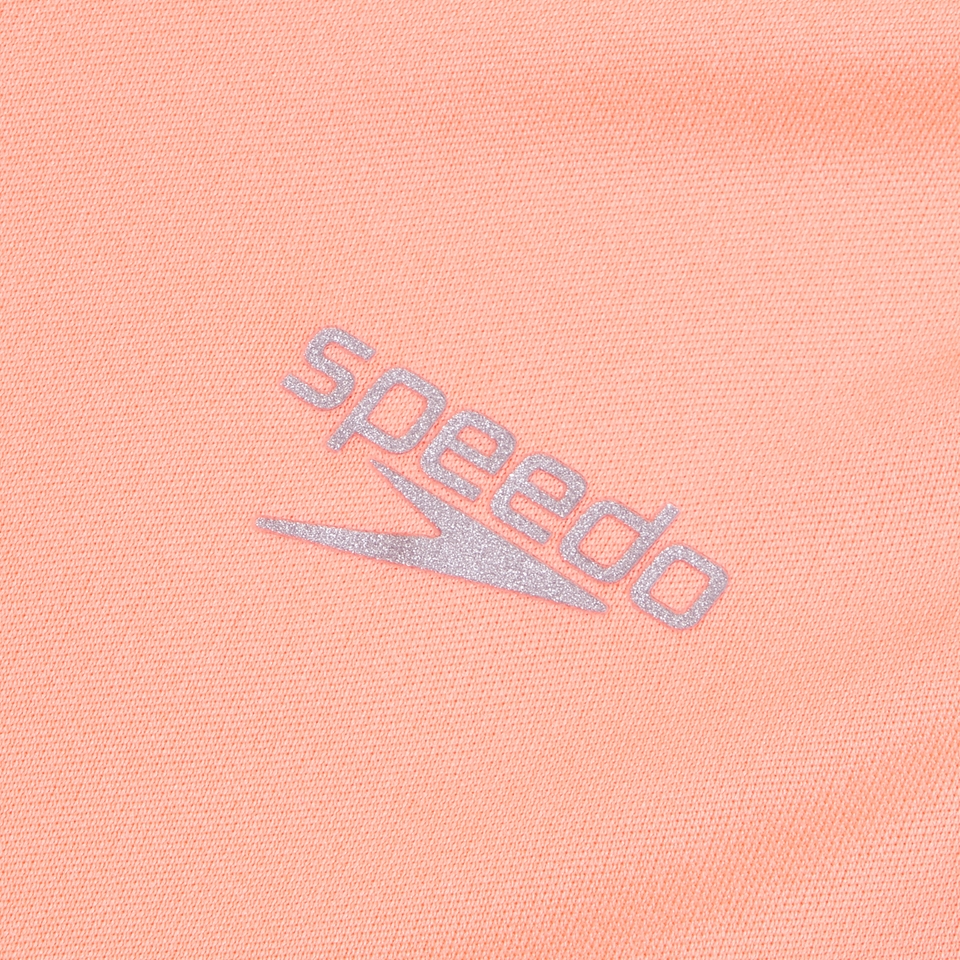 Girl's Hooded Swim Tee Orange