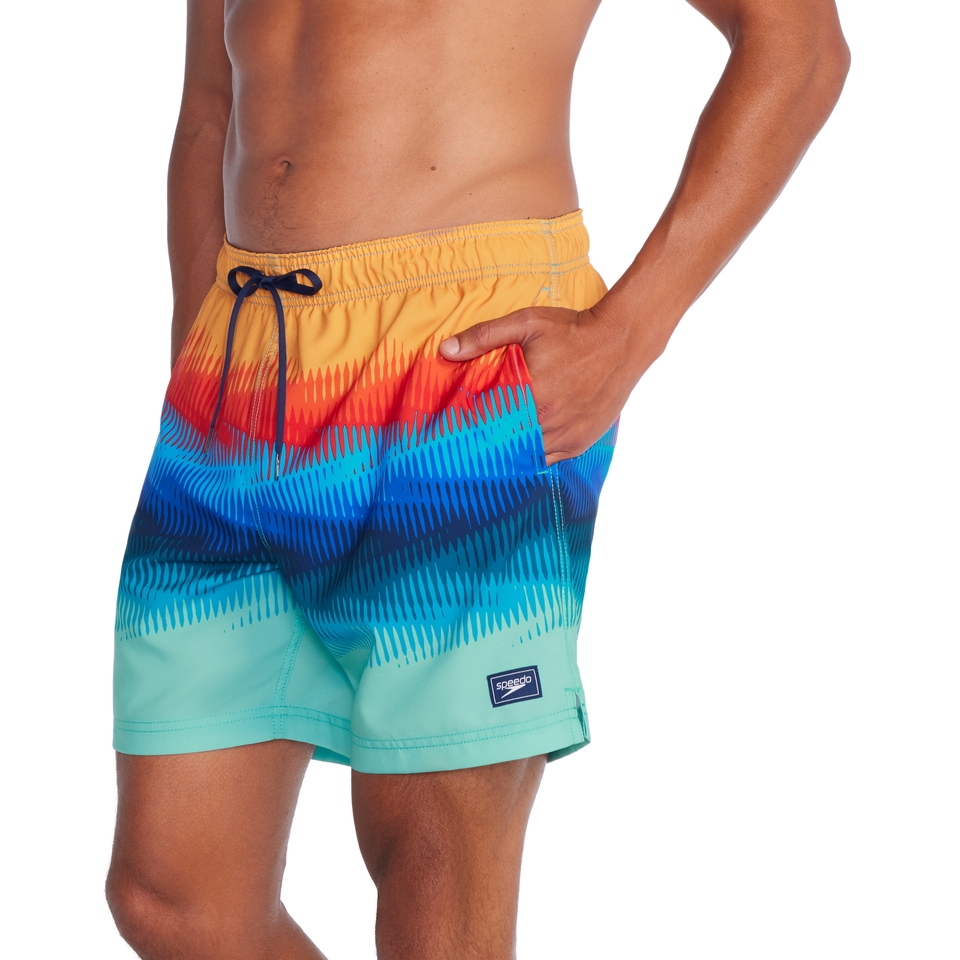 Men's Printed Rondo Edge Volley 17" Blue