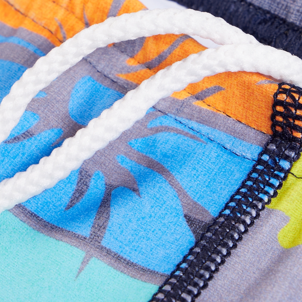 Boys Print Jammer Blue/Turquoise