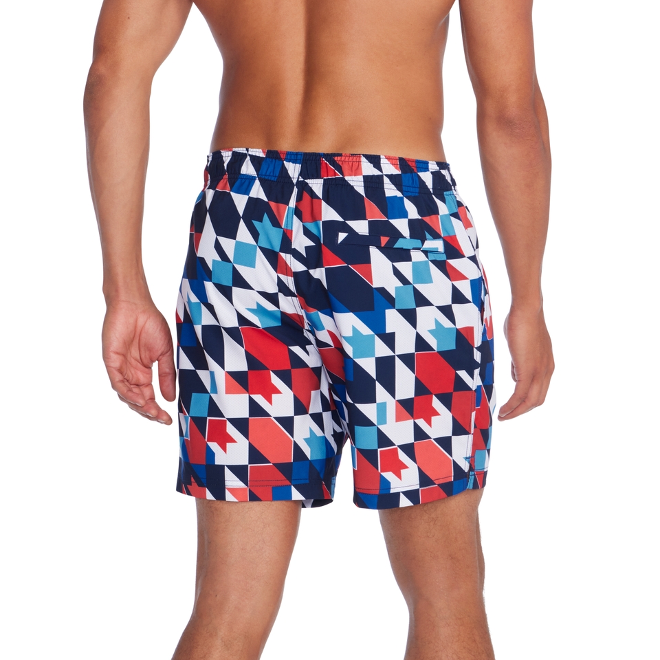 Men's Printed Redondo Edge Volley 17" Red