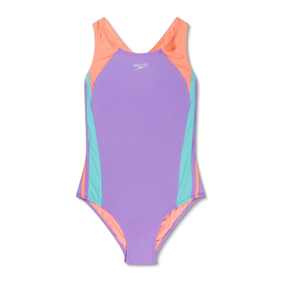 Monopièce Infinity Splice pour filles, violet