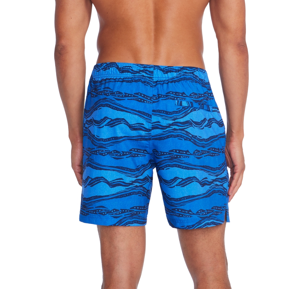 Men's Printed Redondo Edge Volley 17" Navy