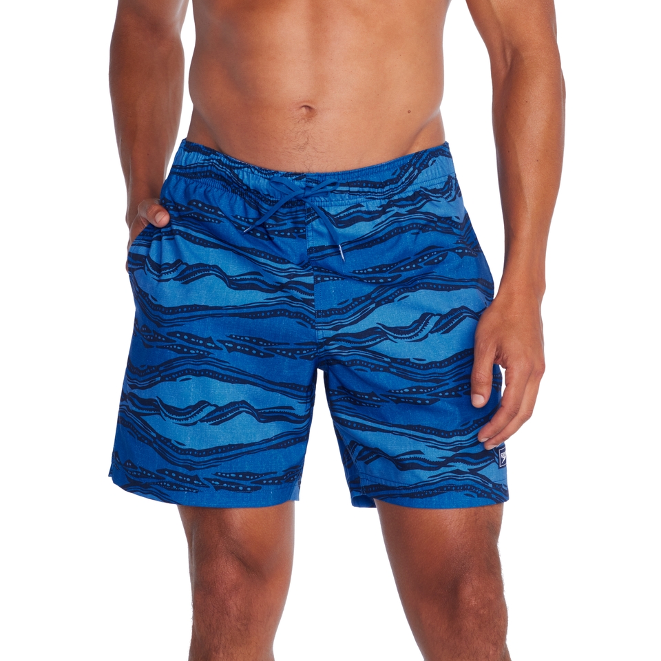 Men's Printed Redondo Edge Volley 17" Navy