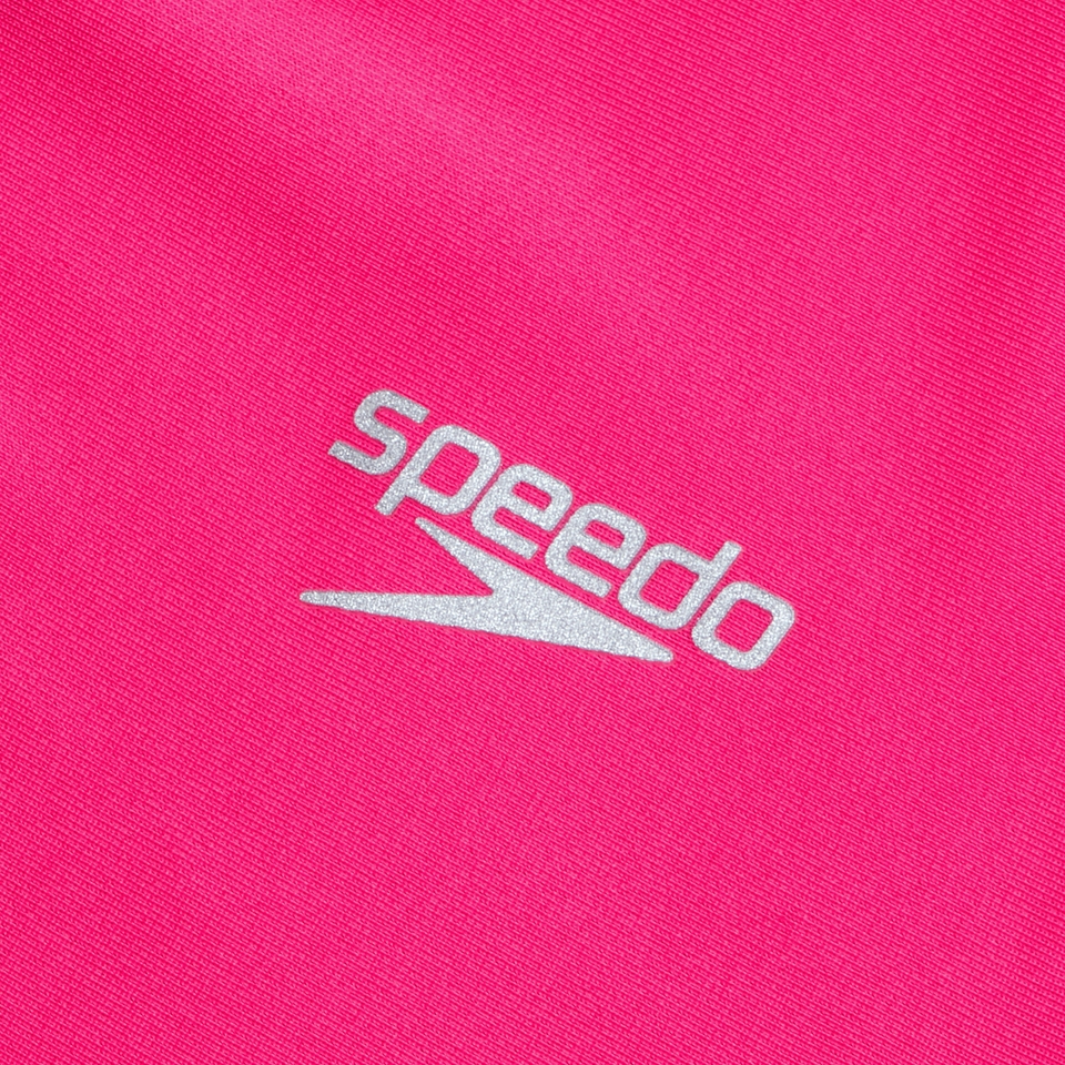 Maillot dermoprotecteur manches longues à motif imprimé pour filles, rose