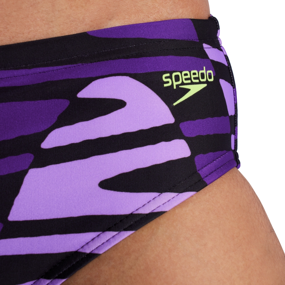 Boy's Disco Boom Brief Purple