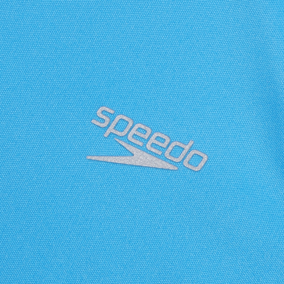 Girl's Hooded Swim Tee Blue