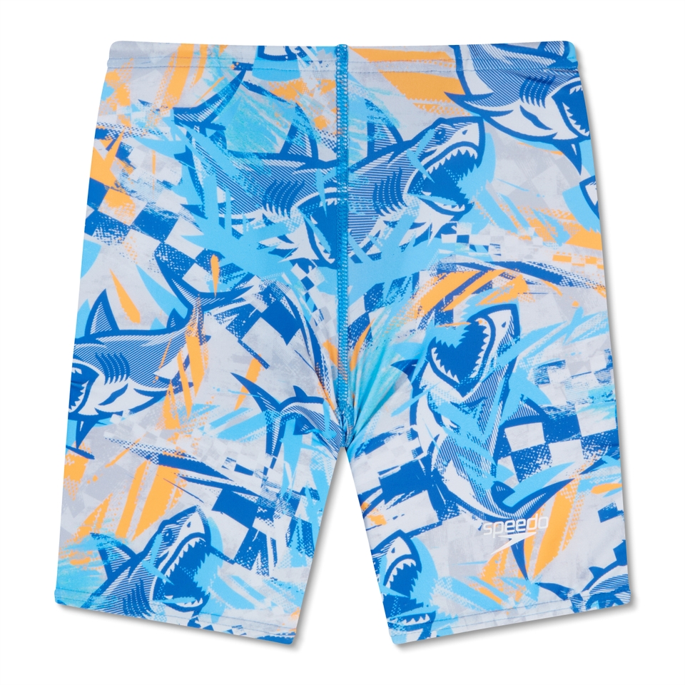 Boy's Print Jammer Blue