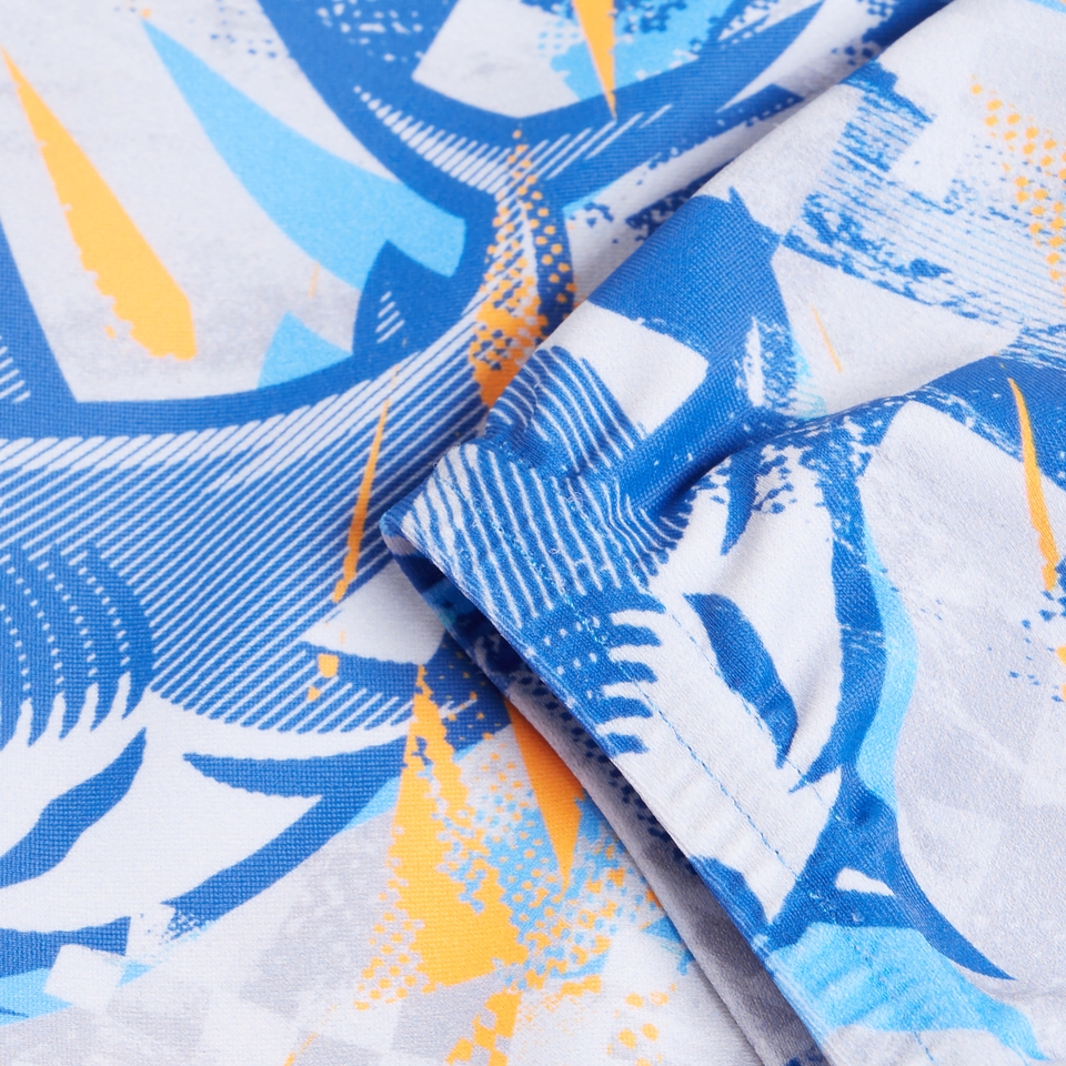 Boy's Print Jammer Blue