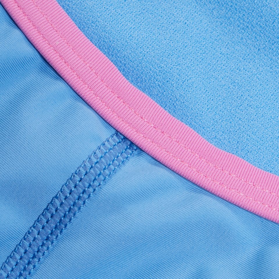 Monopièce à dos couleur unie Propel pour filles, bleu