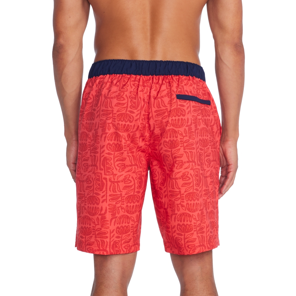 Men's Printed Bondi Basin 20" Boardshort Red