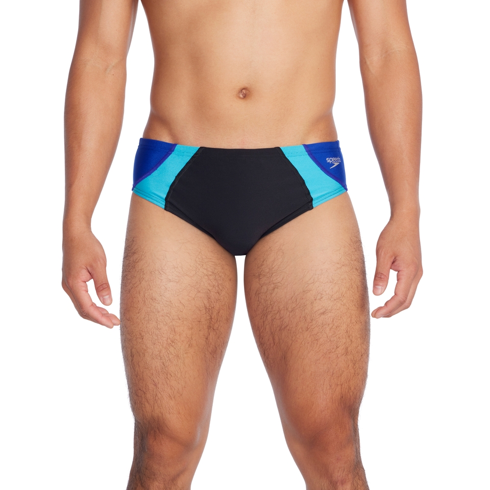 Men's Dual Colorblock One Brief Black