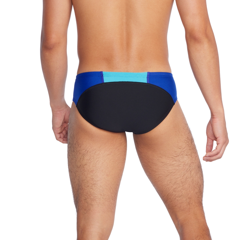 Men's Dual Colorblock One Brief Black
