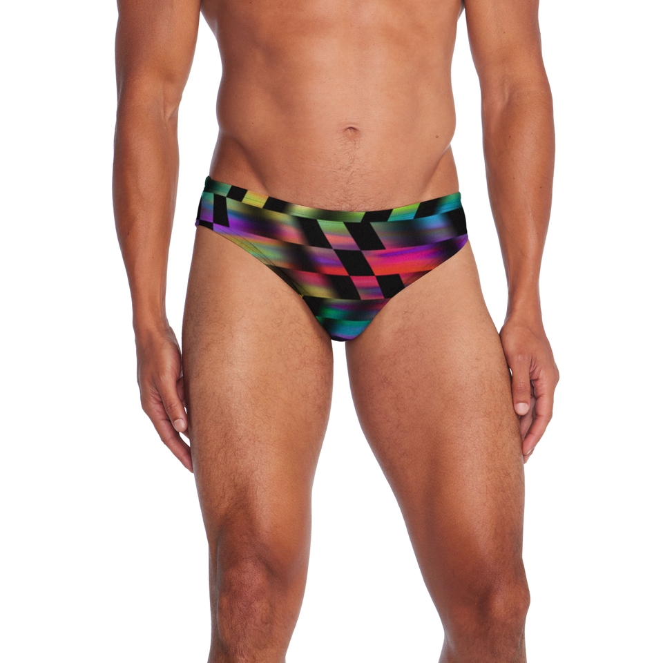 Men's Beachstar Print 2" Brief Red