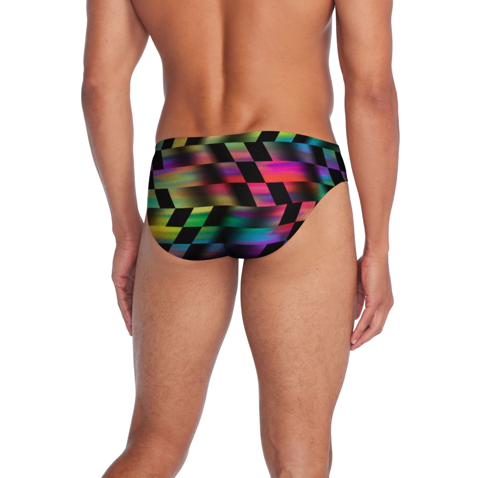 Men's Beachstar Print 2" Brief Red