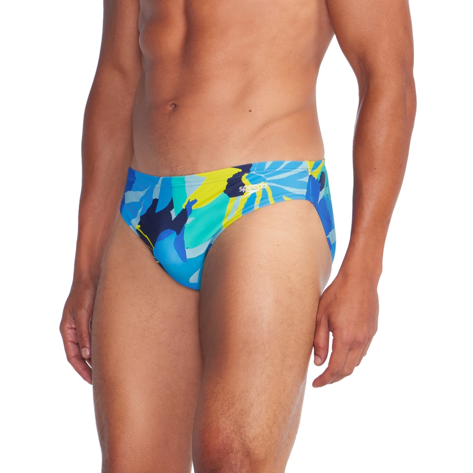 Men's Beachstar Print 2" Brief Blue