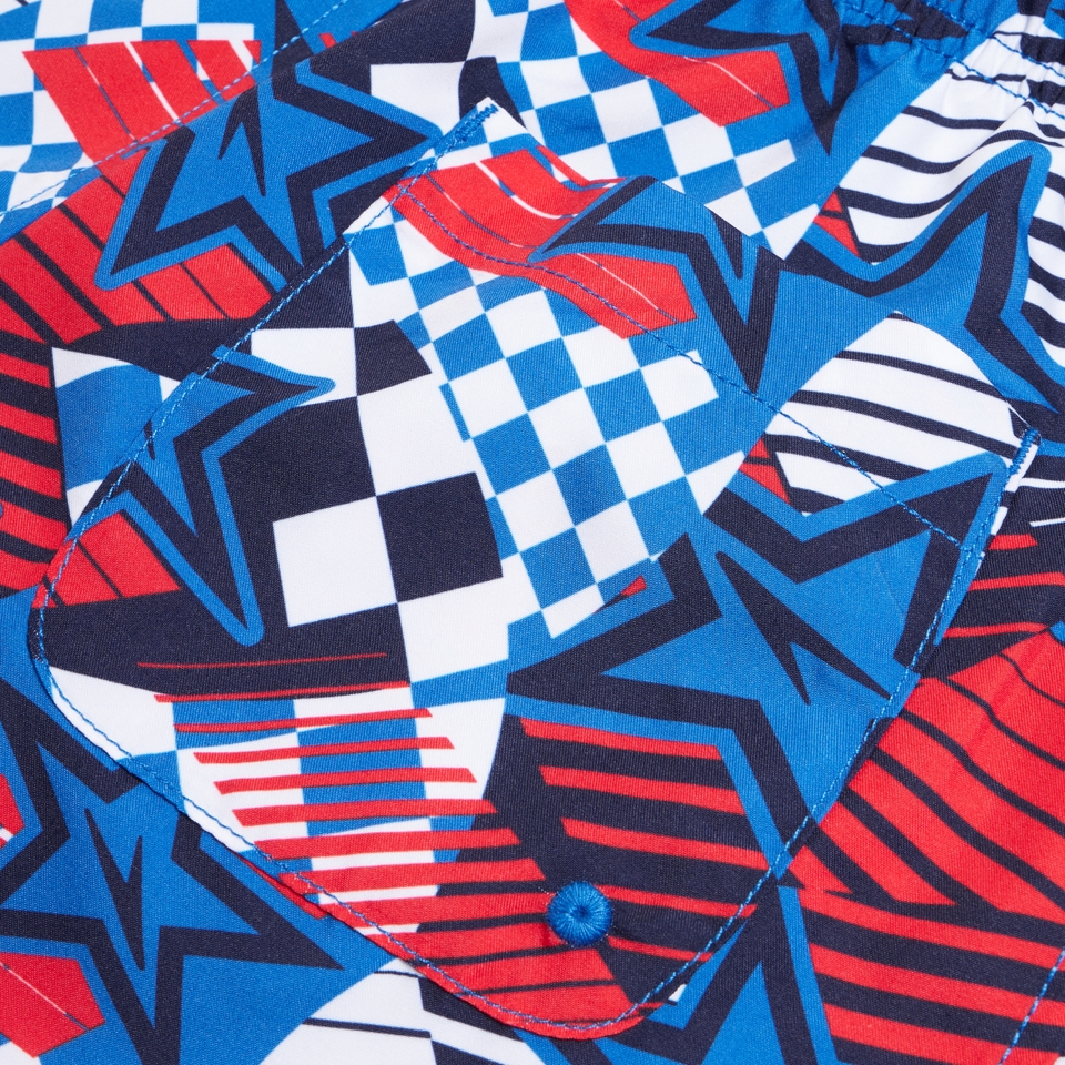 Boy's Print Redondo Volley 15" White