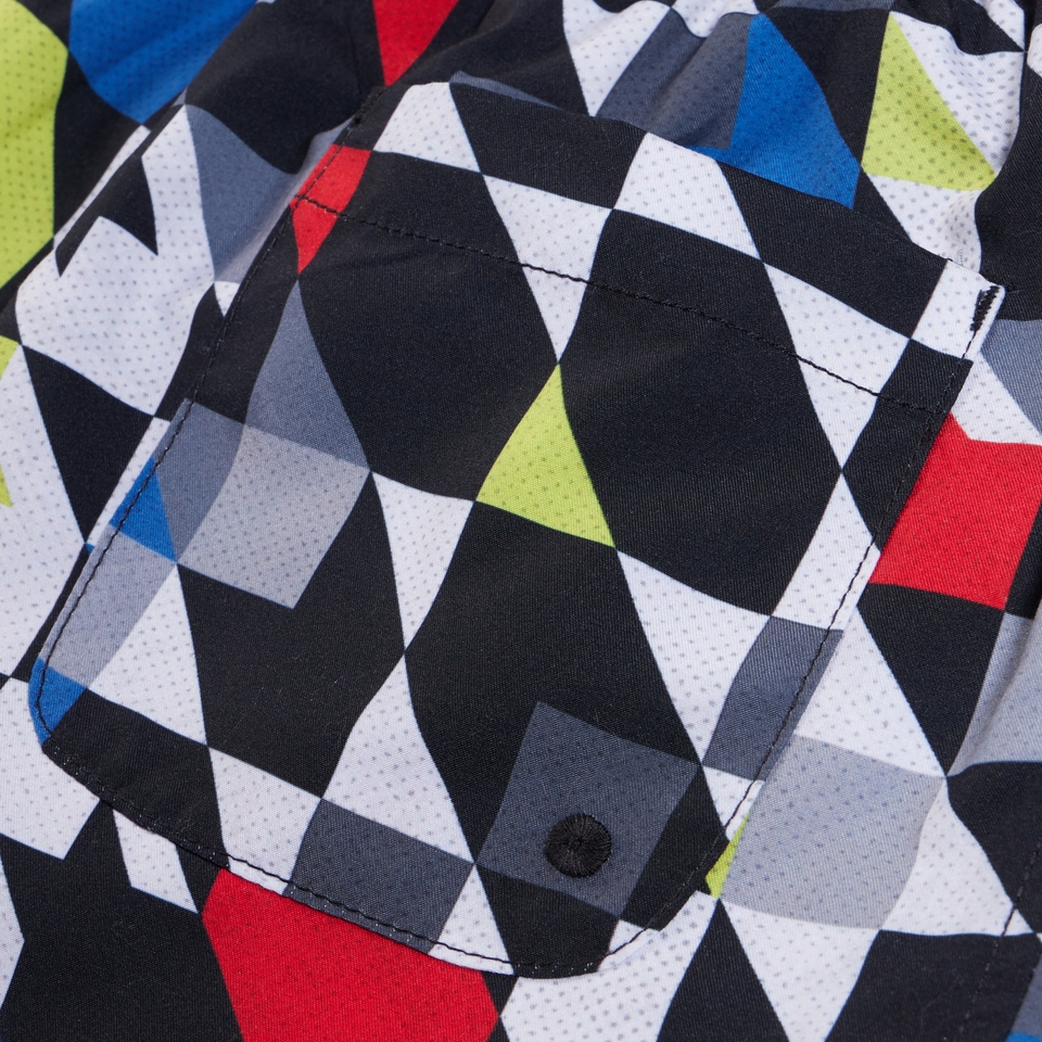 Boy's Print Redondo Volley 15" Black