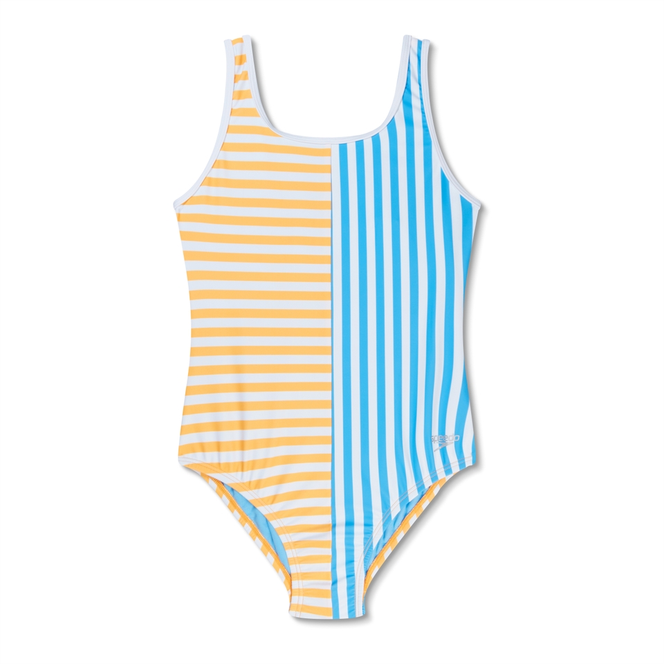Stripe Blocked One Piece