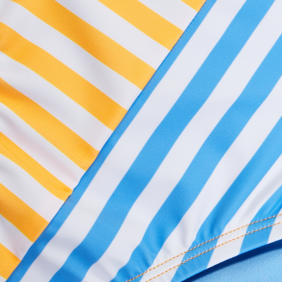 Stripe Blocked One Piece