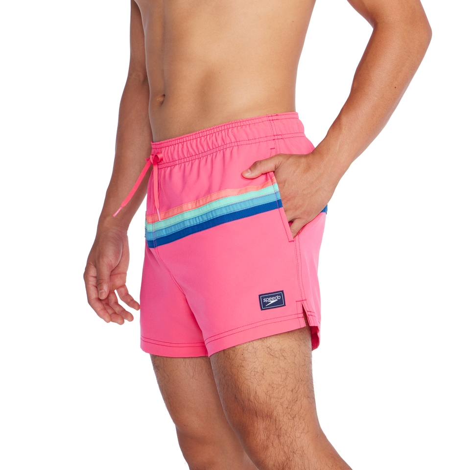 Men's Redondo Edge 14" Volley Swim Trunks Pink