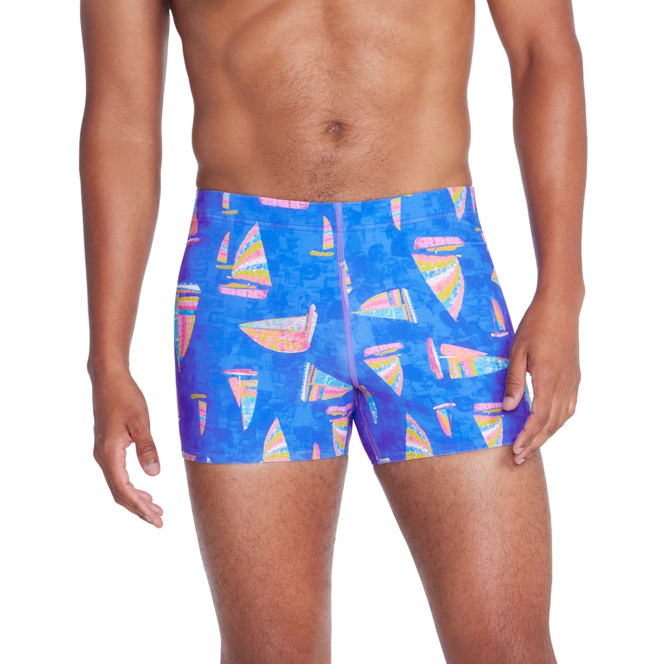 Men's Beachstar Print Square Leg Blue