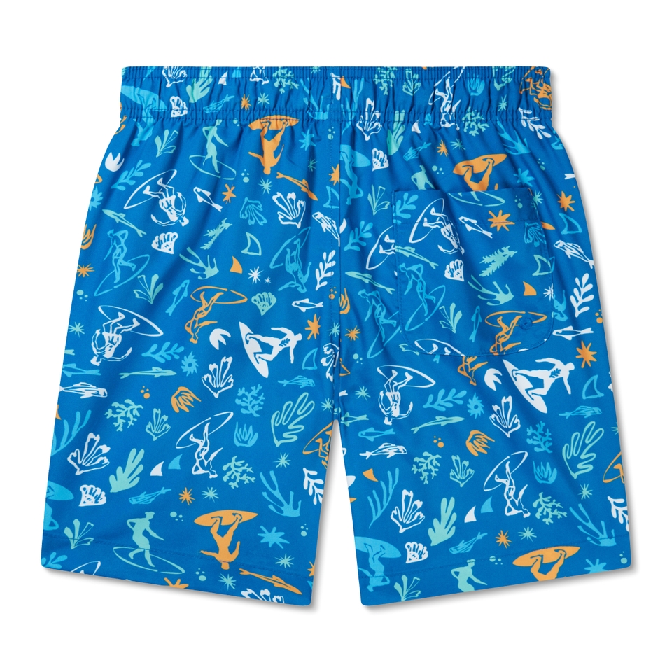 Boy's Print Rondo Volley 15" Orange
