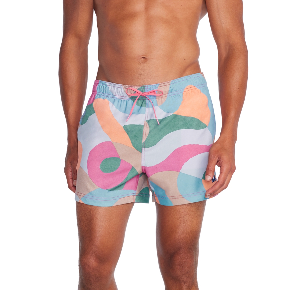 Men's Print Redondo Edge Volley 14" Pink