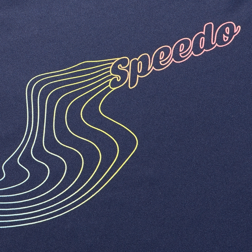 Boy's Graphic Long Sleeve Swim Shirt Navy