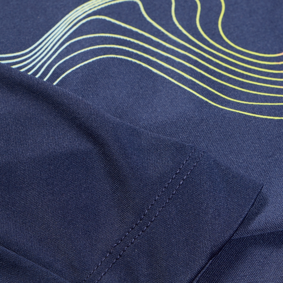 Boy's Graphic Long Sleeve Swim Shirt Navy