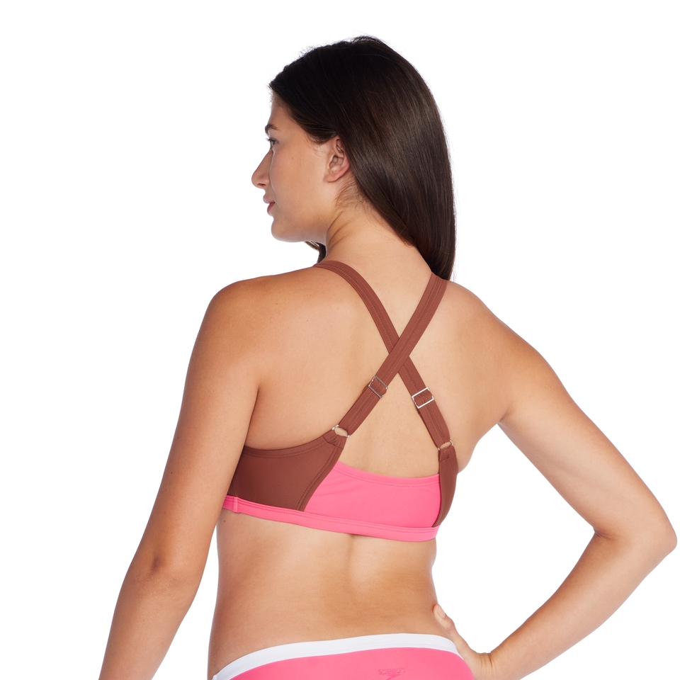Women's Solid Quantum Bikini Top Pink