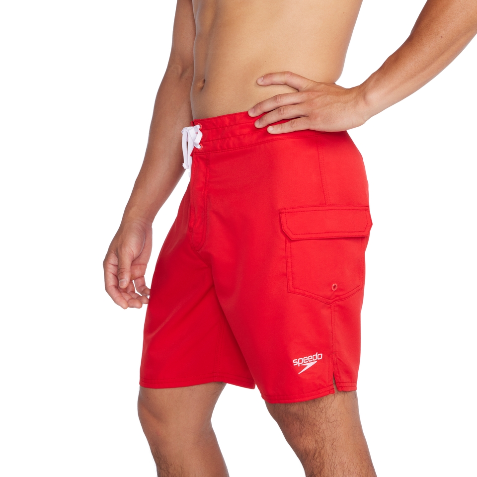 Men's Guard 18" Boardshort Red