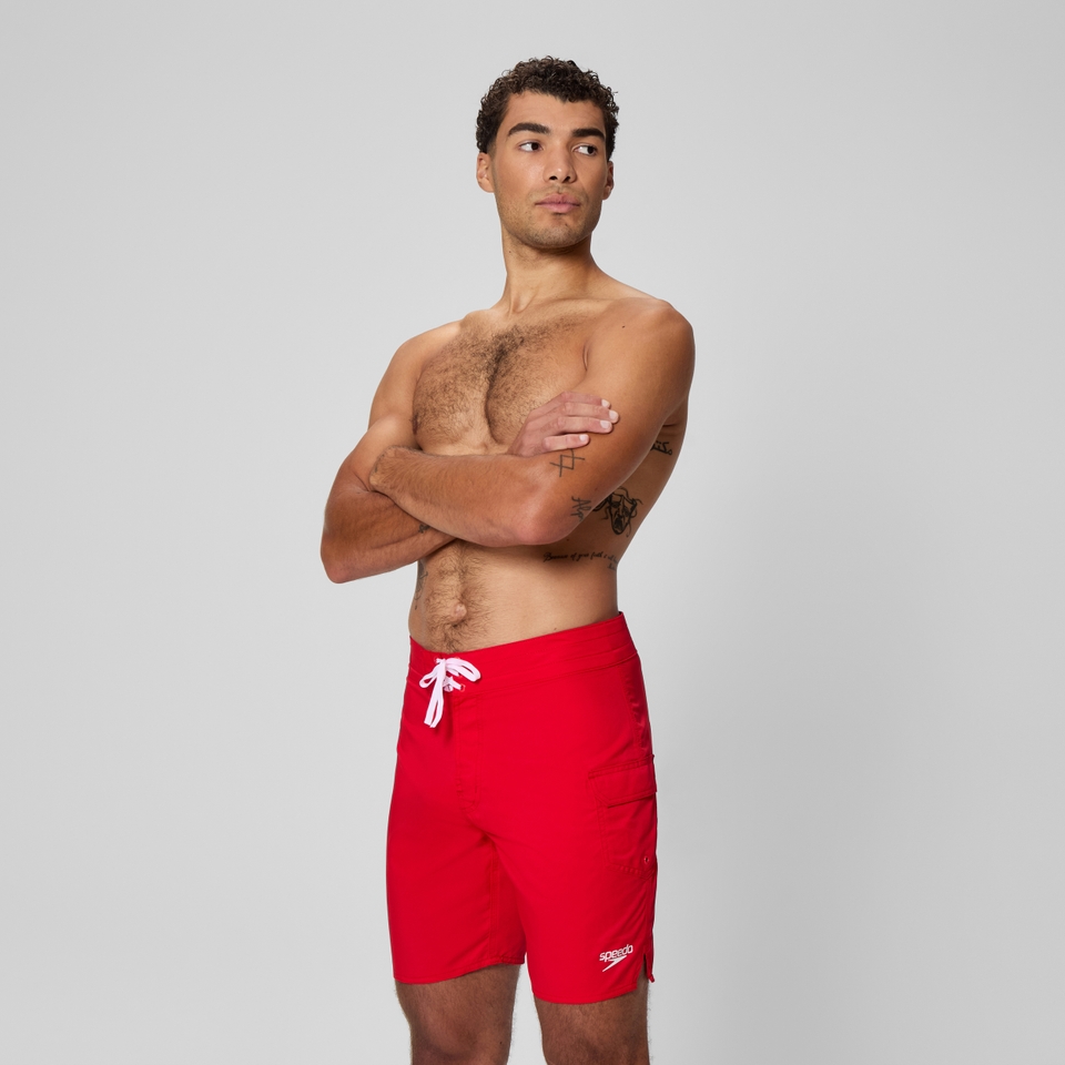 Men's Guard 18" Boardshort Red