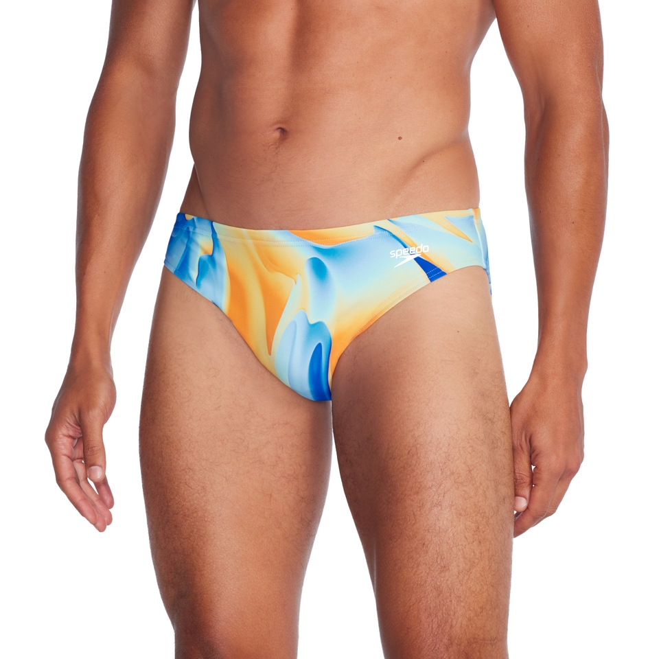 Men's Beachstar Print 2" Brief Blue