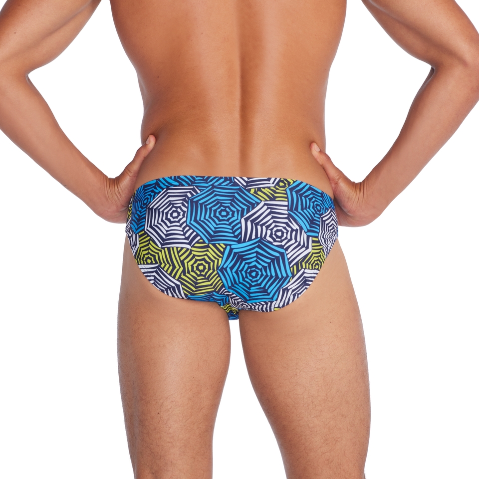 Men's Beachstar Print Brief 2" Blue