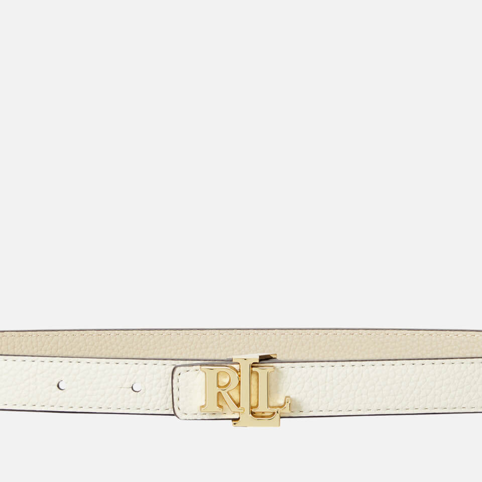 Lauren Ralph Lauren Reversible Skinny Leather Belt