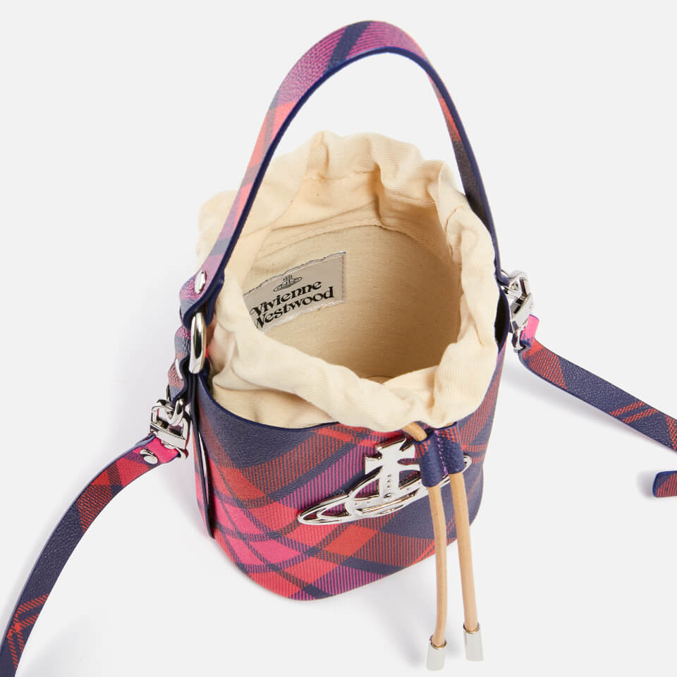 Vivienne Westwood Exclusive Daisy Printed Leather Bucket Bag