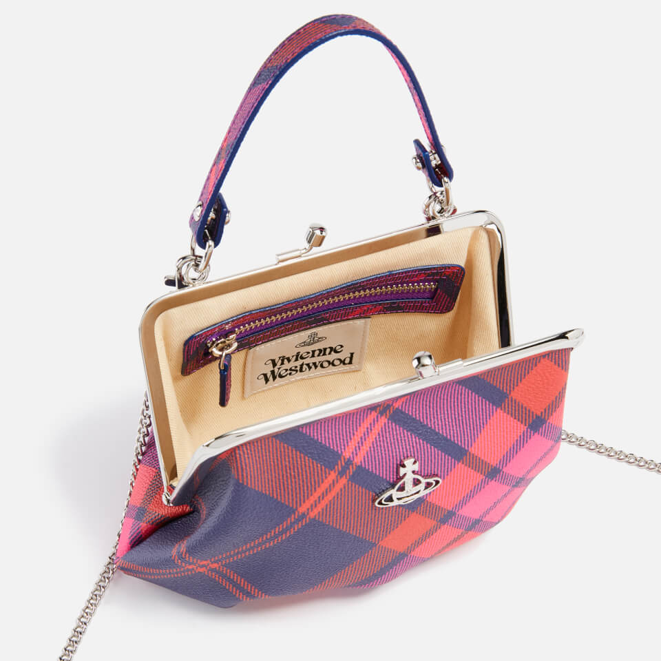 Vivienne Westwood Exclusive Granny Frame Printed Leather Purse